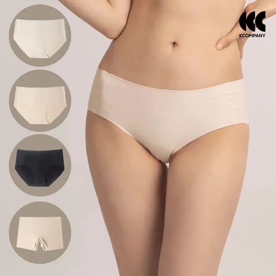 여성 노라인 무봉제 프리컷 심리스 팬티 사각 네모 요가 필라테스 레깅스 3매 5매