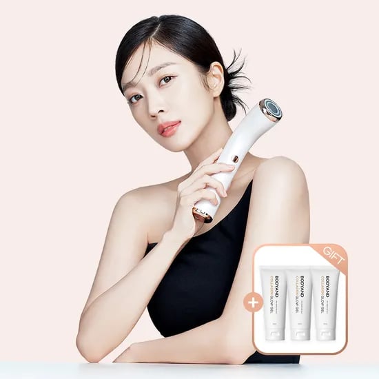 바디앤 조보아 뷰티디바이스 고주파 초음파 물방울 얼굴 마사지기 디바이스