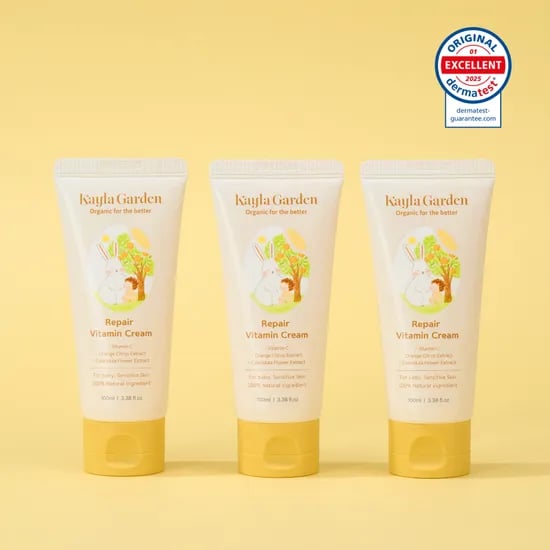 케일라가든 리페어 비타민 크림 (햇빛 자외선 회복 진정 선케어 유아로션) 100ml, 3개