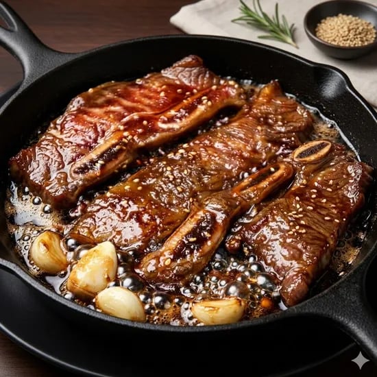 양념 la갈비 500g 소고기 소 양념구이 캠핑음식 소갈비 반찬