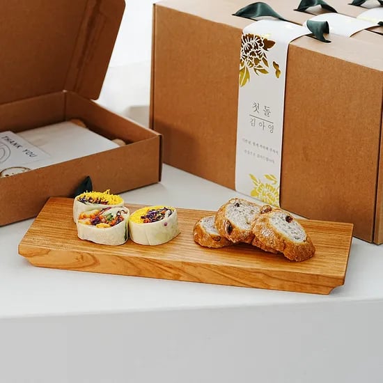 소규모 돌잔치 답례품 칠순 고급 돌 도마 단체선물 도마 메이플 플레이팅
