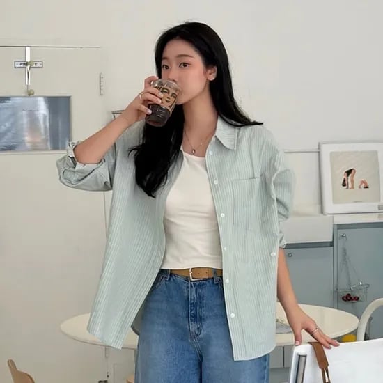 시어서커스트라이프셔츠 J1WS024A