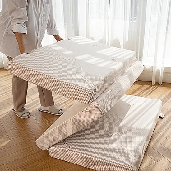 그랜레스트 발칸 3단 접이식 메모리폼 매트리스 토퍼 10cm 그레이 S(싱글)
