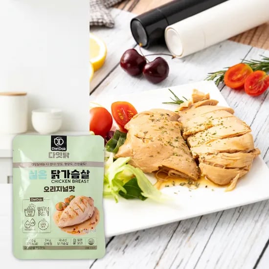 다잇닭 실온 닭가슴살 오리지널맛, 100g, 60개