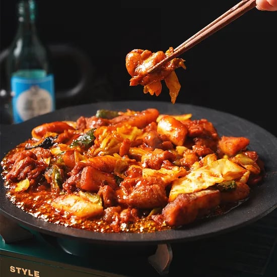춘천 역전 닭갈비 국내산 닭고기 캠핑 음식 500g, 5개