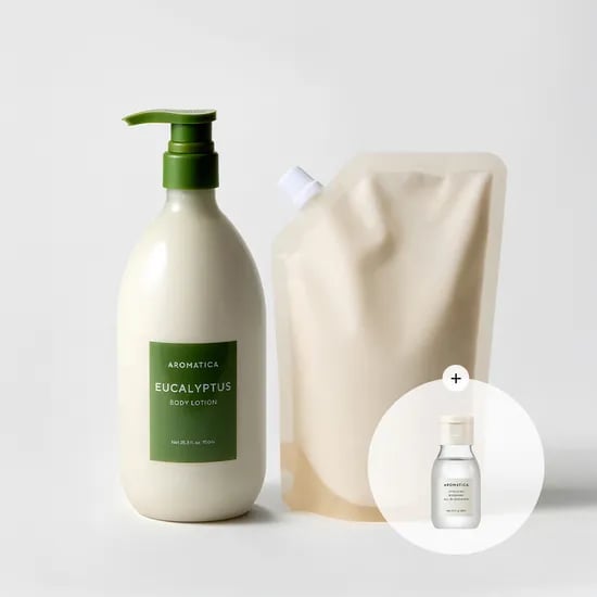 아로마티카 유칼립투스 바디로션 750ML + 리필 500ML