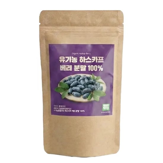 바디프로젝트 유기농 동결건조 하스카프베리 분말 효능 30g, 1개
