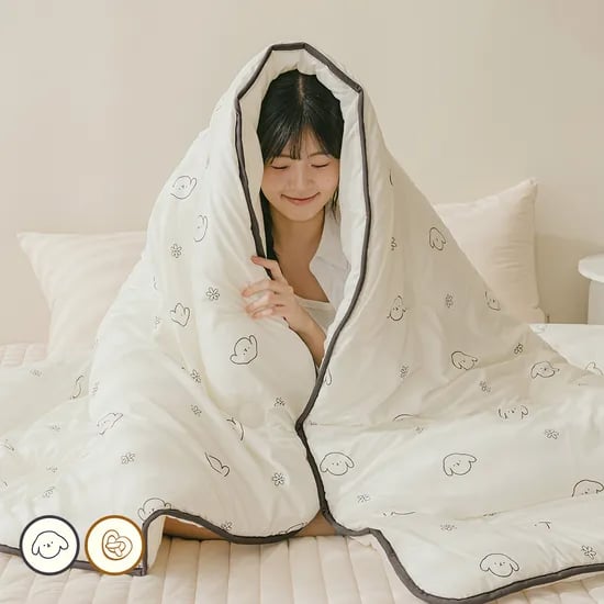 바자르 폼포밍 소프트워싱 먼지없는 사계절 차렵이불 SS