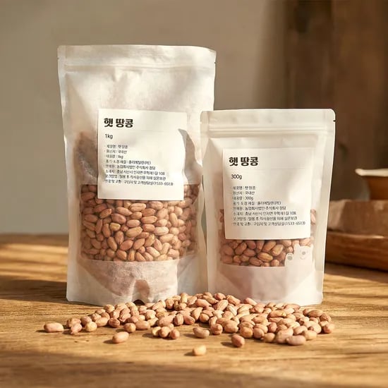 국내산 생땅콩 300g 1kg