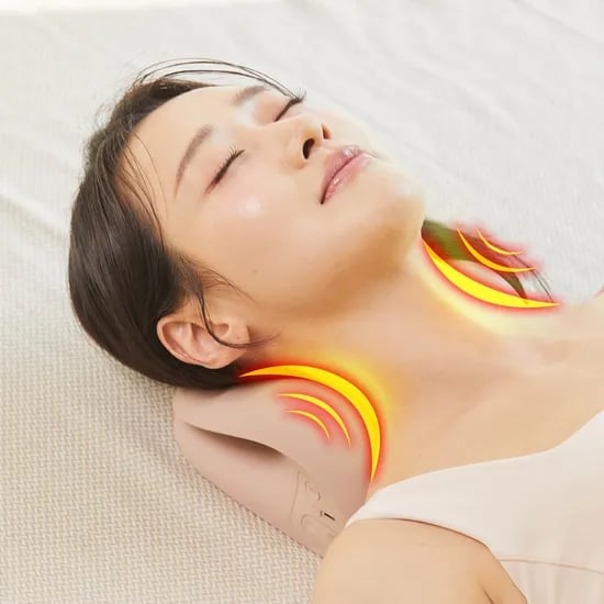 휴플러스 바른목 EMS 목디스크 일자목  거북목교정기 자세교정기 버섯목증후군 온열 지압돌기 속근육 케어 마사지기