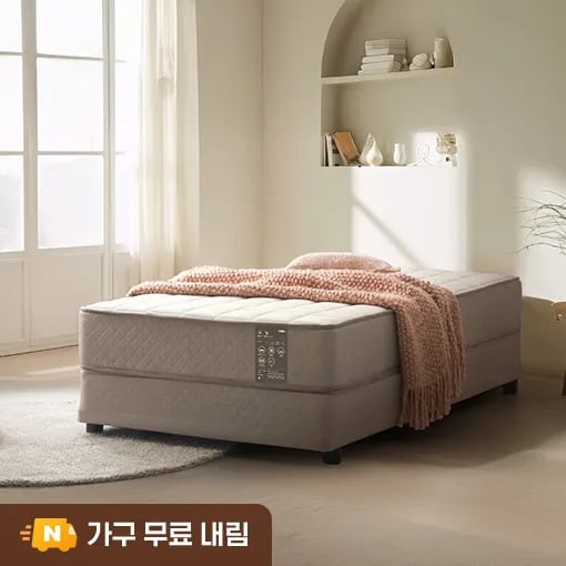 장인가구 올핏 탄탄한 스프링 매트리스 싱글 S 좁은방 원룸 1인용 침대