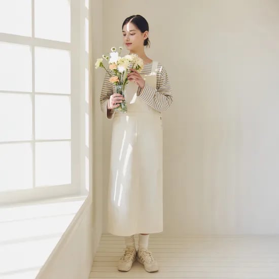 오버롤 코튼 원피스 OVERALL COTTON ONE-PIECE / CREAM