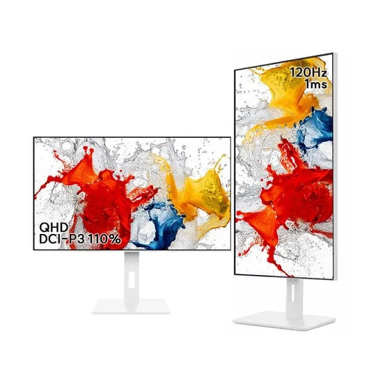 이노스 27QLS120M QHD IPS USB-C HDR 게이밍 멀티스탠드