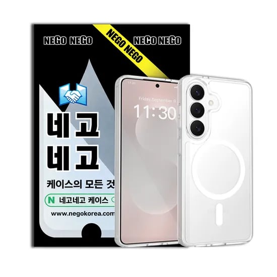 맥세이프 케이스 강력자력 변색방지 내장범퍼 투명, 갤럭시S26