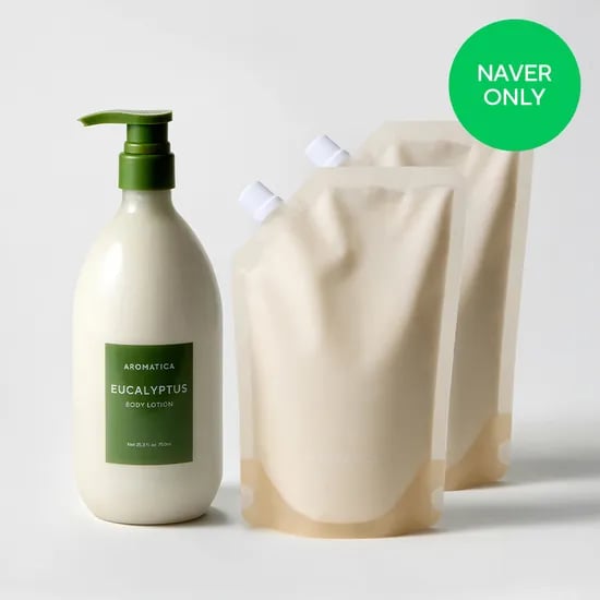 아로마티카 유칼립투스 바디로션 대용량 세트 (본품750ml+리필500mlx2개)
