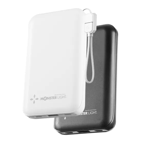 몬스터라이트 세이프셀 보조배터리 반고체 준고체 대용량 10000mAh 기내반입 C타입 KC CCC