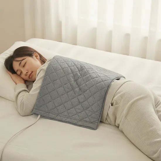 브리스 탄소 온열찜질기 원적외선 찜질매트 복부 생리통 허리 배 온열찜질팩