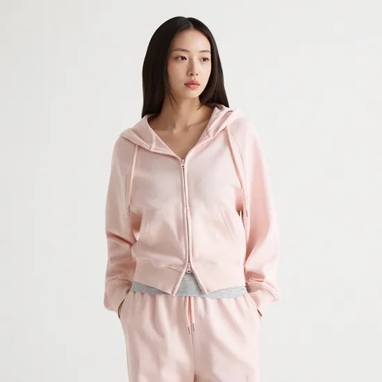 스파오 래글런 후드 집업 SPMZG24G05