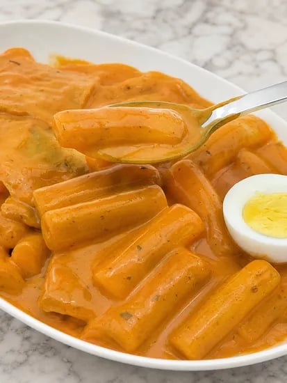 라투이 보통 로제 매콤 떡볶이 분말 밀키트 로제떡볶이, 570g, 1개