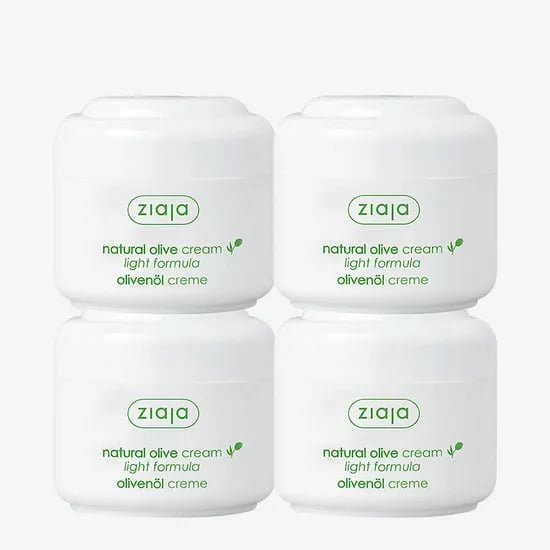 지아자 올리브 내추럴 라이트크림 대용량 보습 수분크림 100ml, 4개