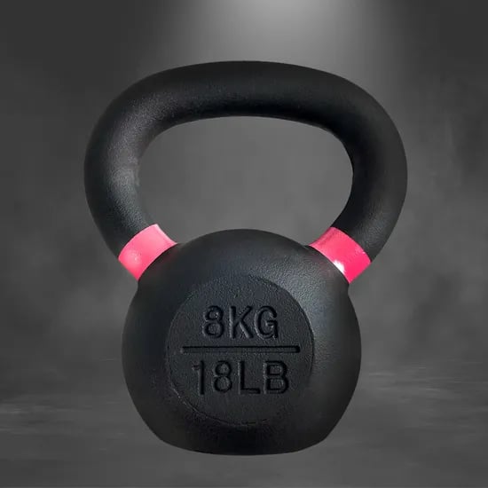 비핏 케틀벨 8kg 무쇠 일체형 웨이트 스윙 근력운동 트레이닝 스쿼트 운동 용품