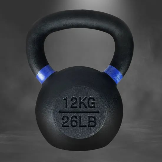 비핏 케틀벨 12kg 무쇠 일체형 웨이트 스윙 근력운동 트레이닝 스쿼트 운동 용품
