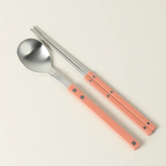 집들이선물 보겐 쌍띠에 수저세트 1인 기본형, 피치