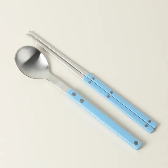 집들이선물 보겐 쌍띠에 수저세트 1인 기본형, 스카이