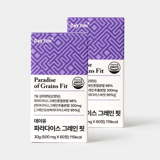 데이유 파라다이스 그레인 핏 60정, 2개