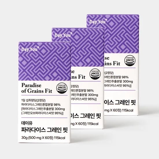 데이유 파라다이스 그레인 핏 60정, 3개