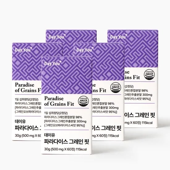 데이유 파라다이스 그레인 핏 60정, 5개