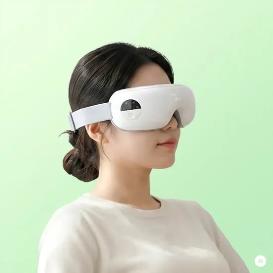 라비오 눈마사지기 온열 아이 마사지 눈 안마기 안구 찜질기