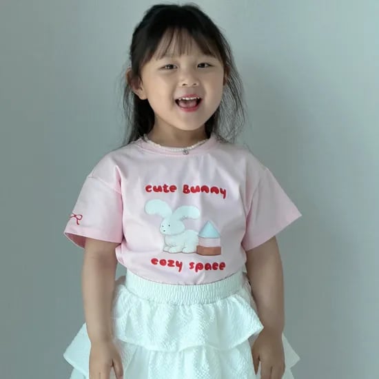 밀리밤 여아 그래픽 반팔 티셔츠 MLRA26451