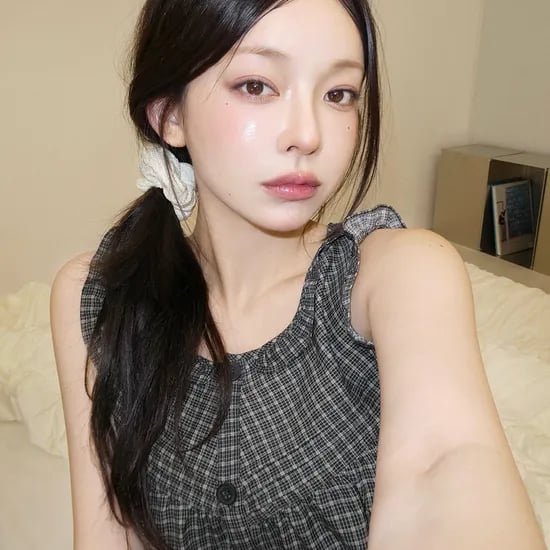 실크핏 더스트 민소매 잠옷 세트