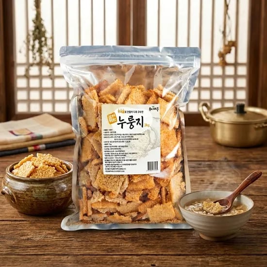 100% 우리쌀 구수한 누룽지 2kg, 1개