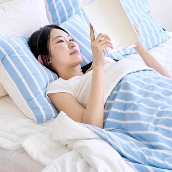 소프라움앤 쿨나잇 에어쿨 여름 냉감 차렵이불 블루 싱글