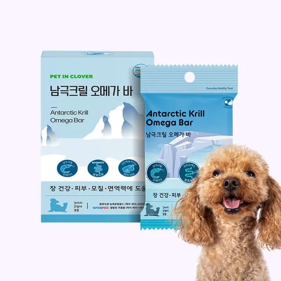 강아지 남극크릴오메가바 장 면역 피모 면역력에 좋은 기호성 영양스틱 장+관절+피모, 180g, 1개