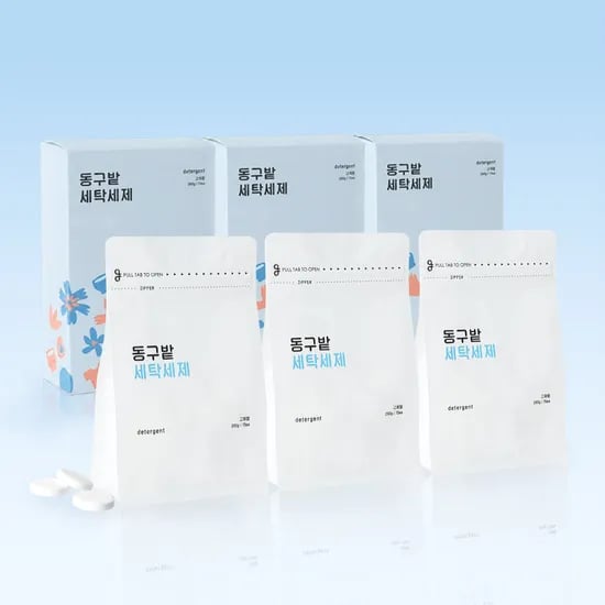 동구밭 세탁세제 / 고체 세제 얼룩제거 타블렛 70개입, 3개