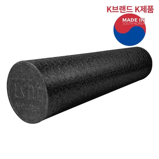 비핏 EPP 60cm (엠보블랙) 폼롤러 지압 요가 필라테스 스트레칭 마사지 하드