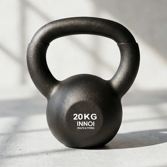 이노이 케틀벨 파워스윙 강철 PVC 프로코팅 미끄럼방지 홈트 근력운동 20kg, 1개