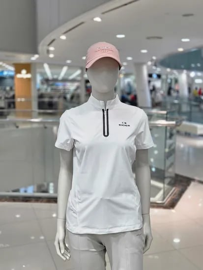아이더 여성 여름 반팔 집업 티셔츠 헤리티지 WM25232