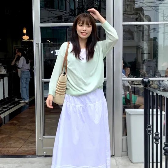 레이어드 브이넥 린넨 니트 LINEN LAYERED V-NECK KNIT