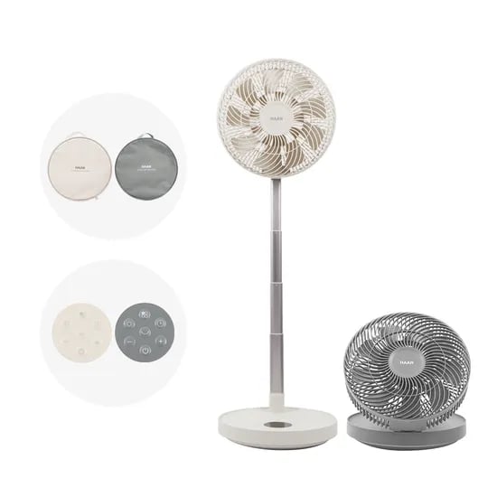 한경희 프리미엄 무선 휴대용 BLDC 폴딩팬 캠핑 차박 야구장 접이식 선풍기 HC-120F