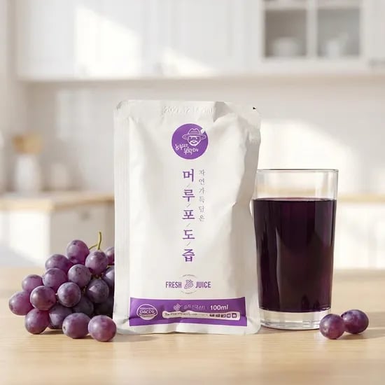 NFC착즙 100% 국내산 머루포도즙 저온 살균 착즙 100ml, 10포, 1개