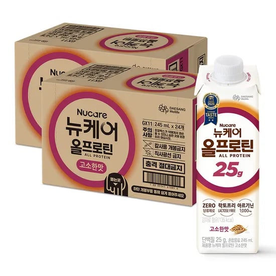 뉴케어 올프로틴 고소한맛 단백질음료 245ml, 48개