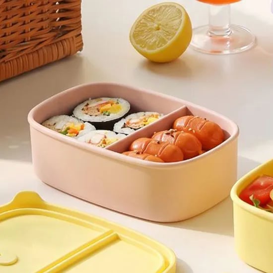 집들이 선물 실리담 실리콘 밀폐 직장인 도시락통 750ml, 핑크