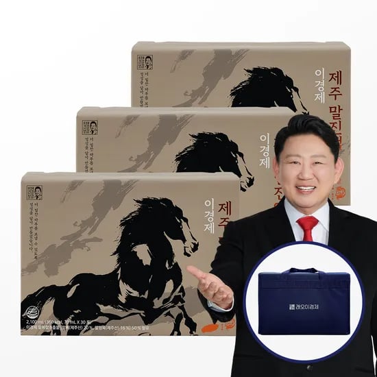 래오이경제 제주 말진액 말뼈 엑기스 진액 즙 70ml, 30포, 3개