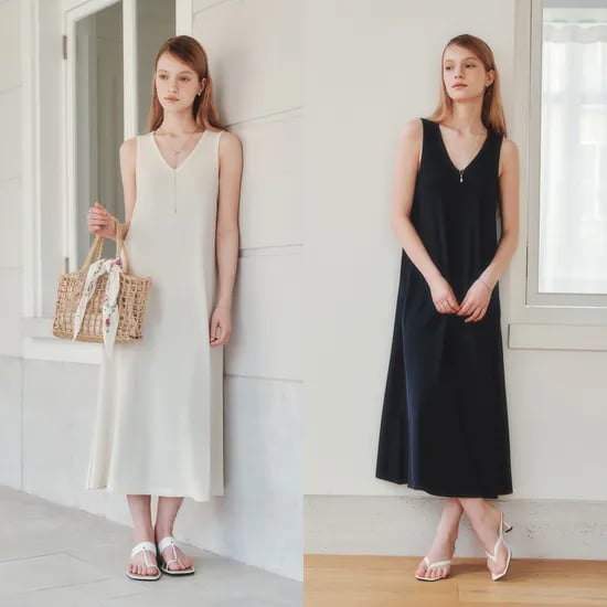 플리츠 슬리브리스 원피스 PLEATED SLEEVELESS ONE-PIECE