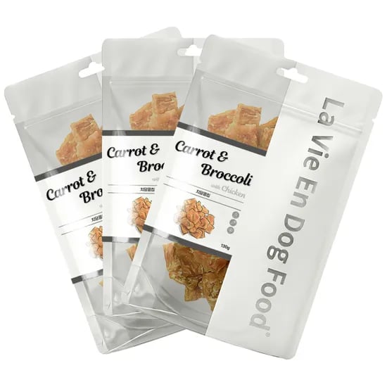 라비앙독 강아지 건강한 수제 간식 치당콜칩, 130g, 3개