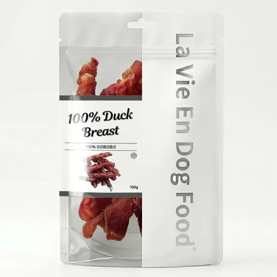 라비앙독 강아지 건강한 수제 간식 오리롤리폴리, 100g, 1개